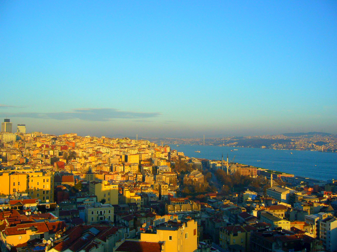 トルコのイスタンブール：ガラタ塔からの風景