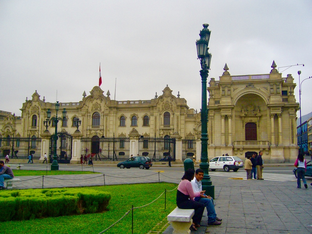 ペルーのリマにあるペルー政庁