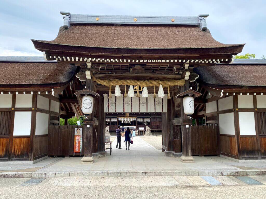 兵庫県淡路：伊奘諾神社の正門