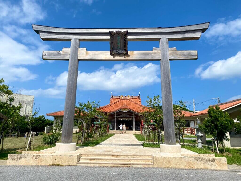 沖縄県宮古島：宮古島神社の鳥居